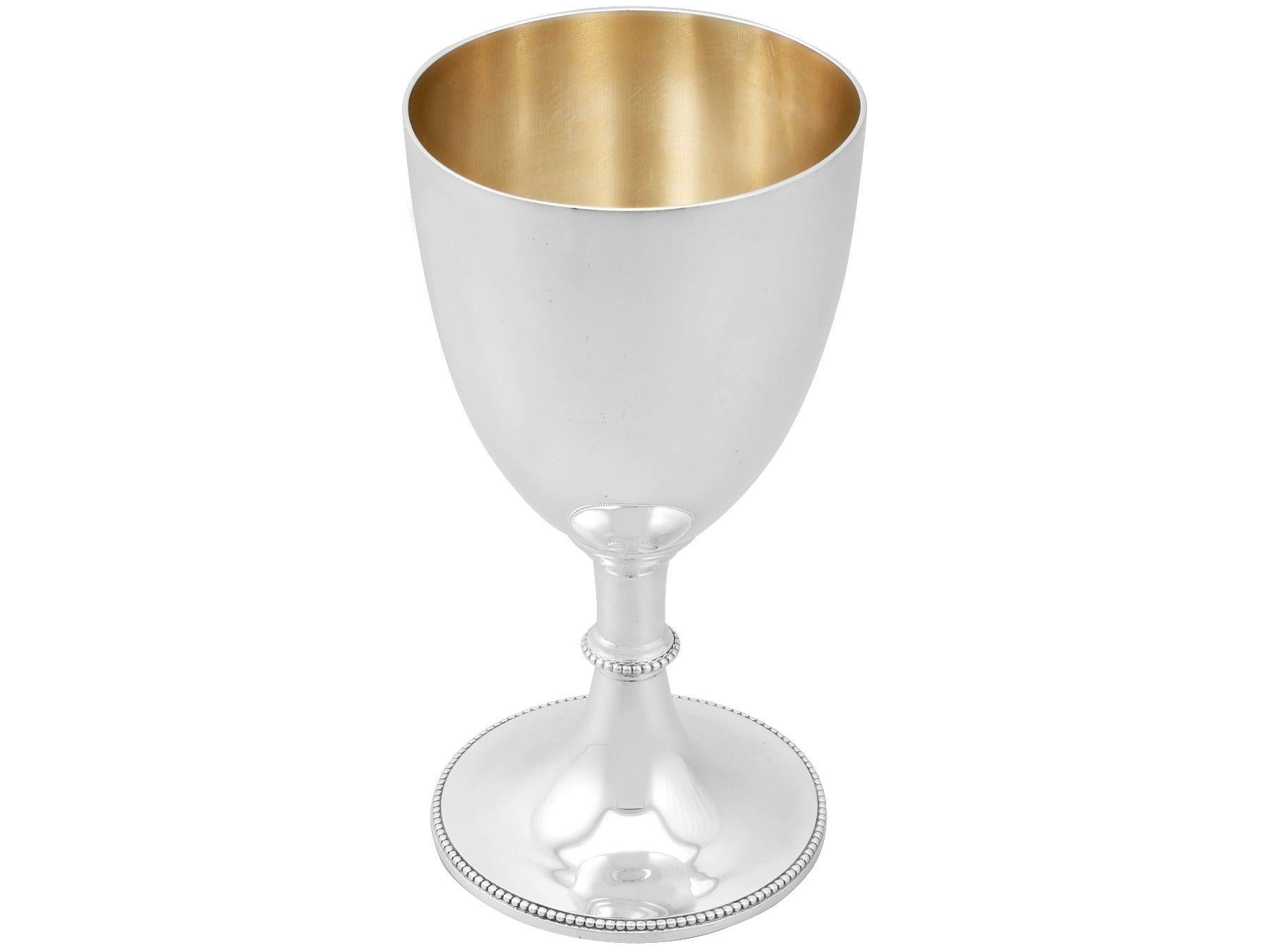 Viktorianischer Goblet aus Sterlingsilber des 19. Jahrhunderts im Zustand „Hervorragend“ im Angebot in Jesmond, Newcastle Upon Tyne