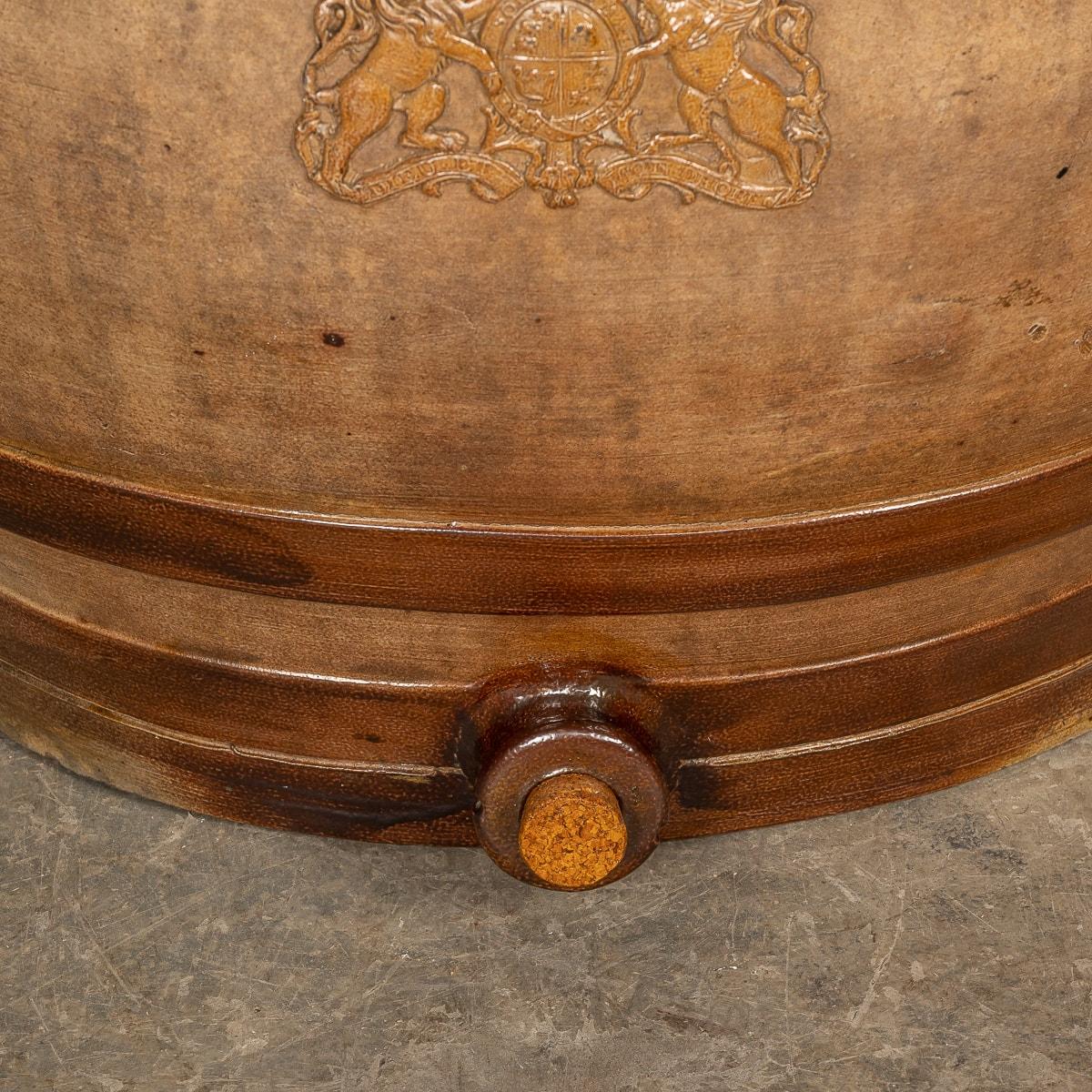 19th Century Victorian Stoneware Rum Barrel, c.1860 11