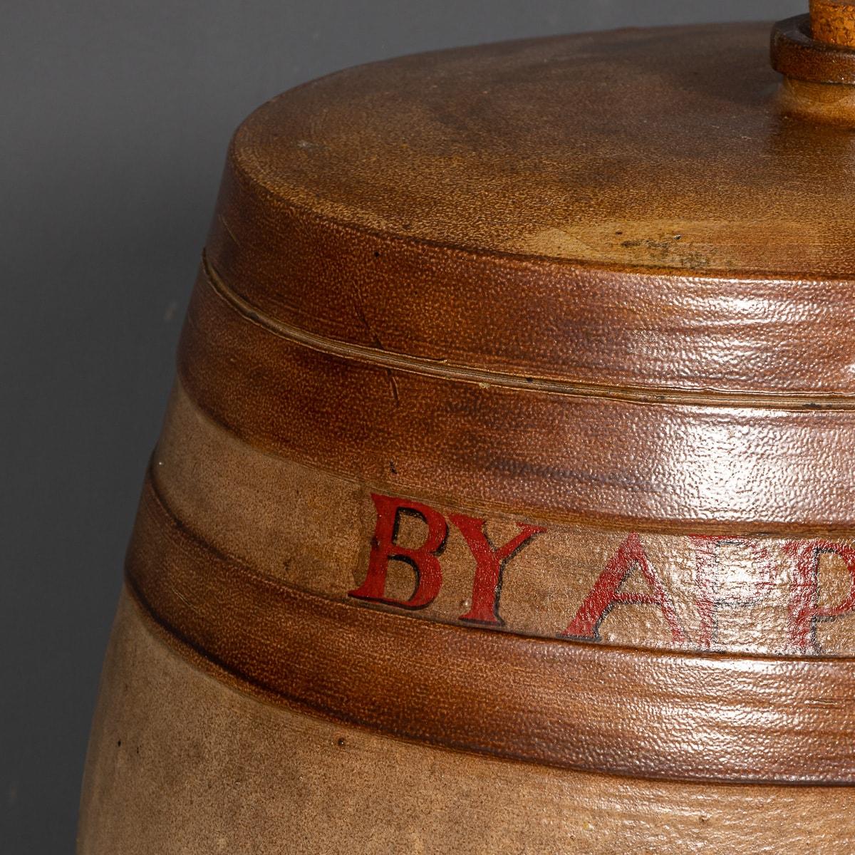 19th Century Victorian Stoneware Rum Barrel, c.1860 14