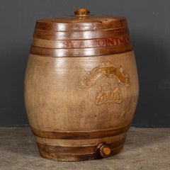 19th Century Victorian Stoneware Rum Barrel, c.1860
