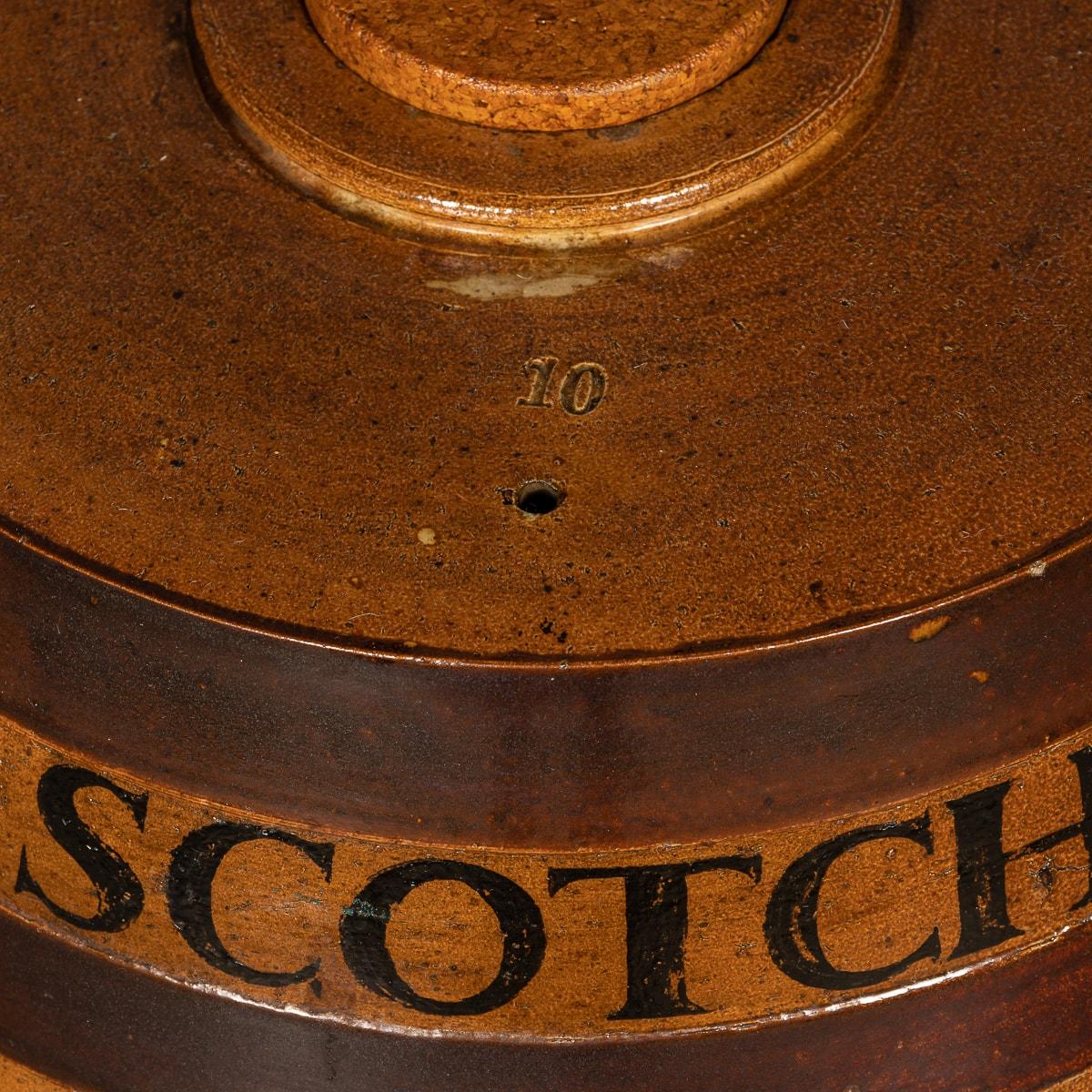 19th Century Victorian Stoneware Scotch Whisky Barrel, c.1850 For Sale 8