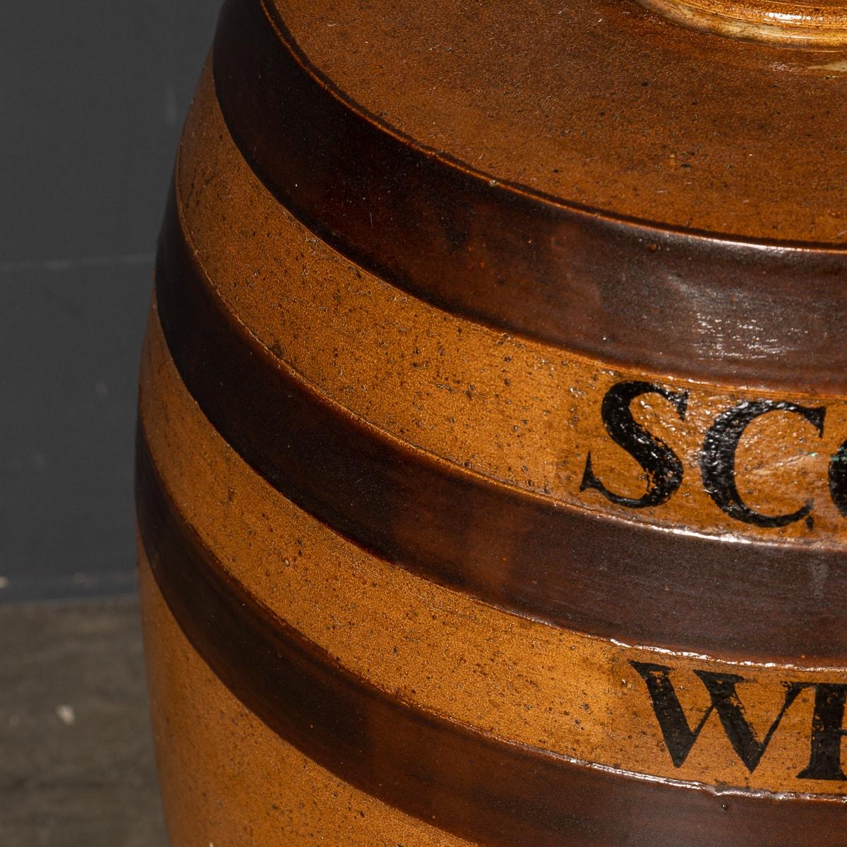 19th Century Victorian Stoneware Scotch Whisky Barrel, c.1850 For Sale 10