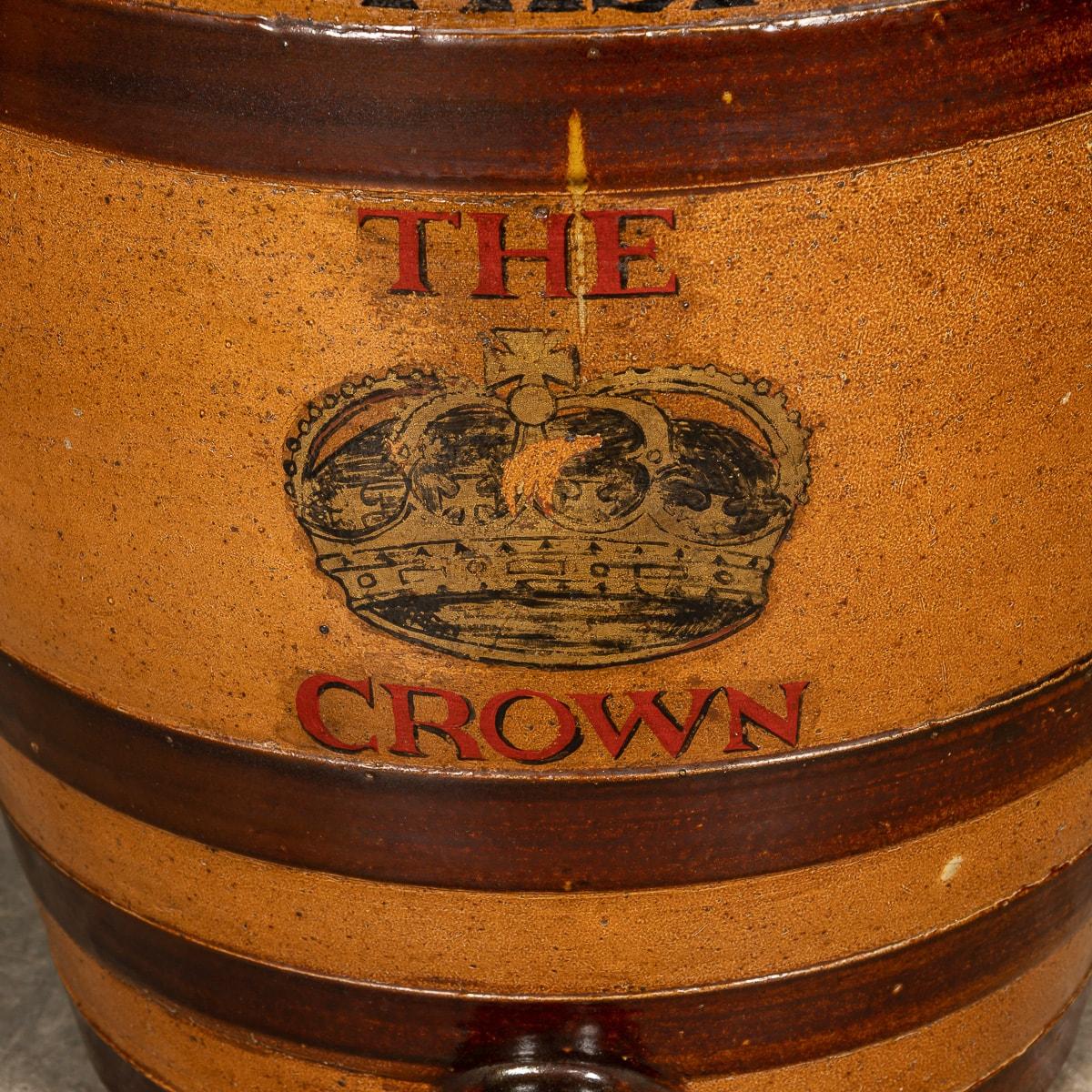 19th Century Victorian Stoneware Scotch Whisky Barrel, c.1850 For Sale 4