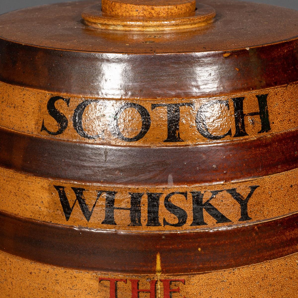 19th Century Victorian Stoneware Scotch Whisky Barrel, c.1850 For Sale 5