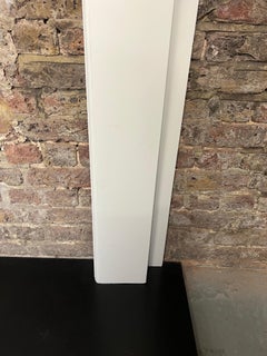 19th Century Victorian Timber White Fireplace Mantlepiece