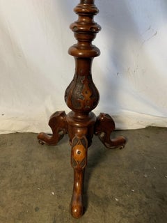 19th Century Victorian Walnut Fire Screen