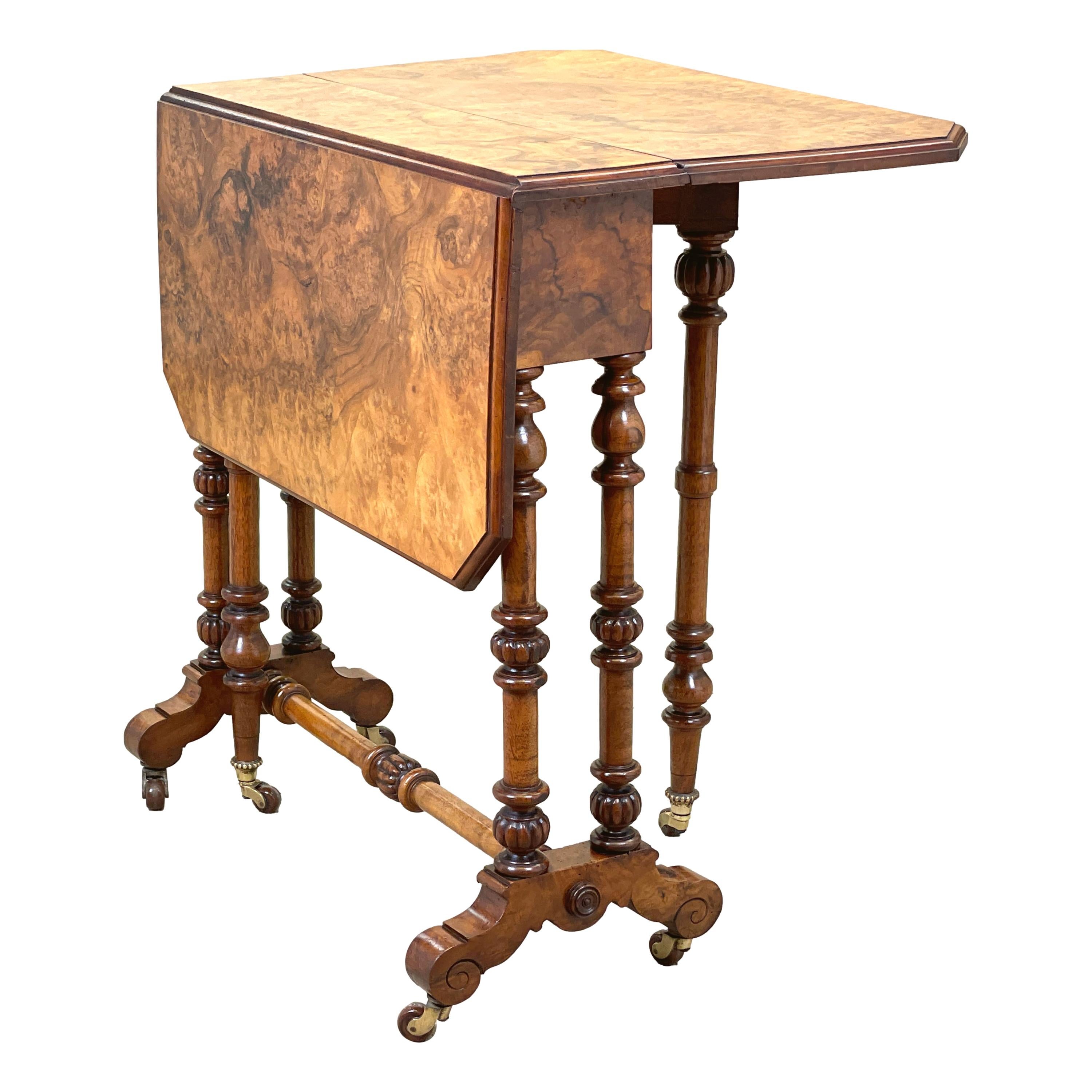 19th Century Victorian Walnut Sutherland Table 3