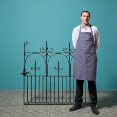 19th Century Victorian Wrought Iron Gate