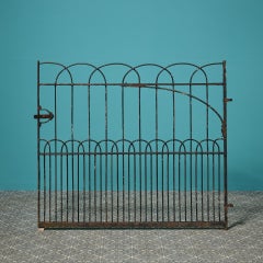 19th Century Victorian Wrought Iron Gate