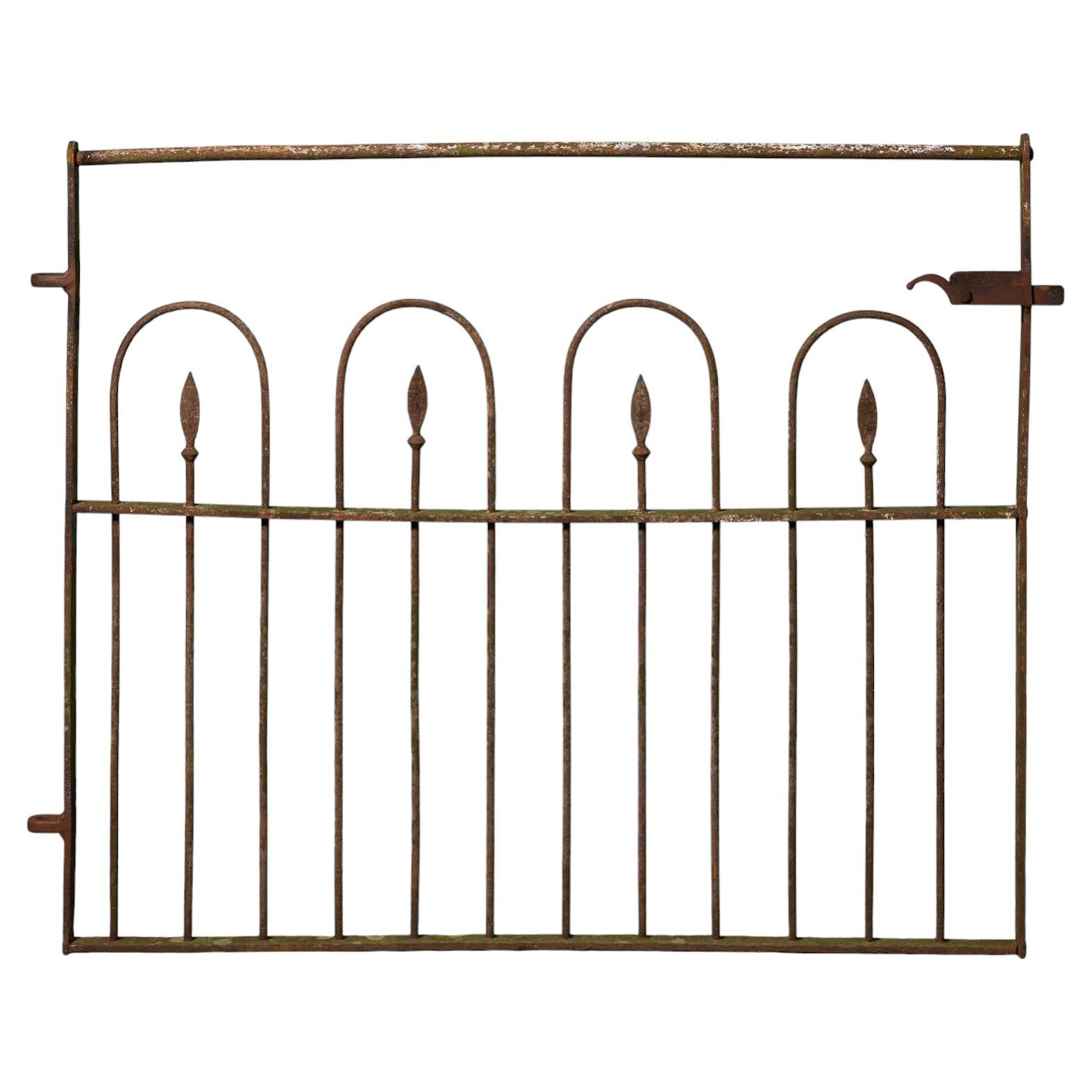 19th Century Victorian Wrought Iron Pedestrian Gate