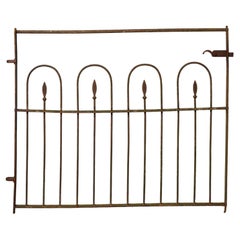 19th Century Victorian Wrought Iron Pedestrian Gate