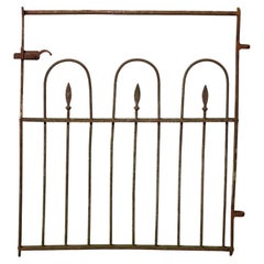 19th Century Victorian Wrought Iron Pedestrian Gate
