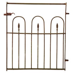 19th Century Victorian Wrought Iron Pedestrian Gate