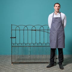 19th Century Victorian Wrought Iron Side Gate