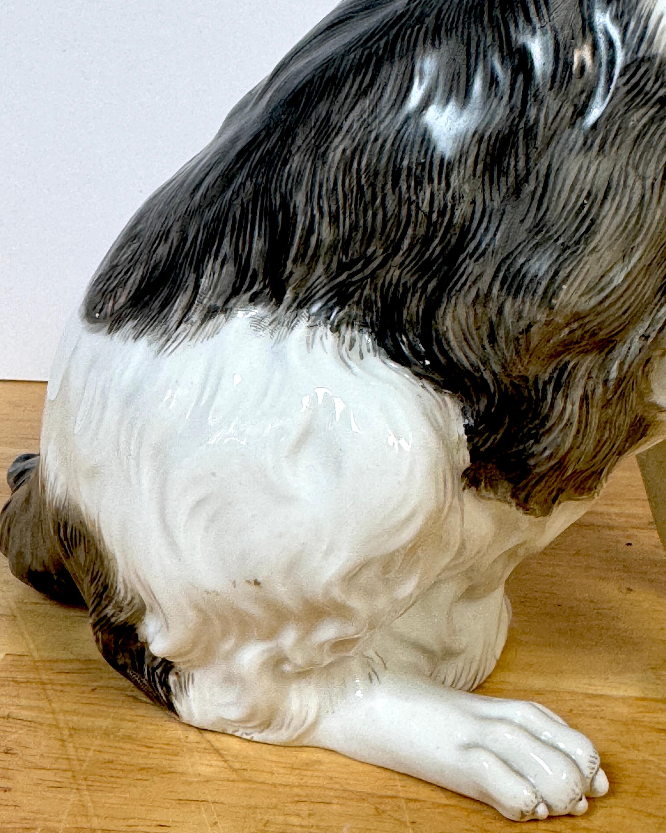 Modello in porcellana viennese del XIX secolo di un Charles Charles Spaniel in vendita 5