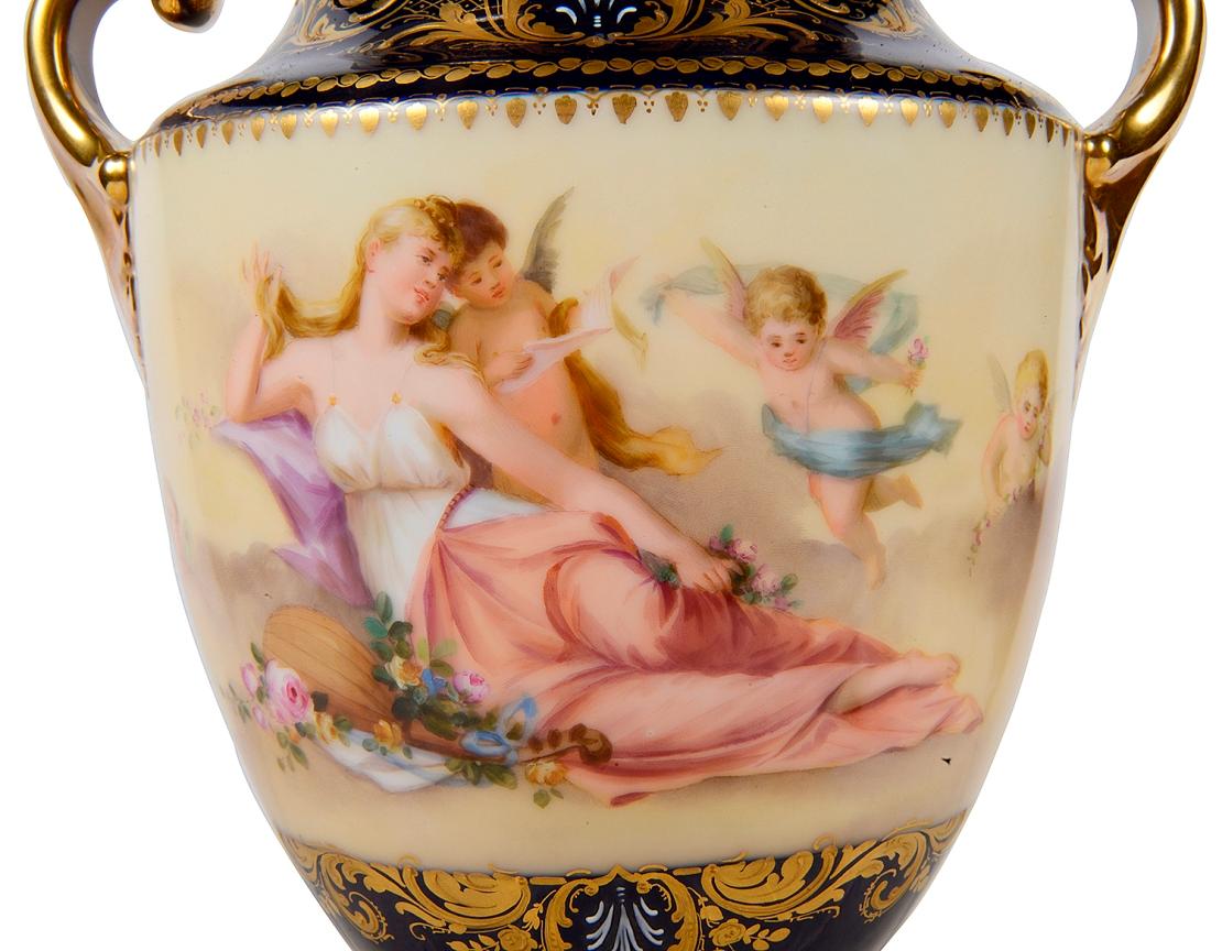 Autrichien Vase de Vienne du XIXe siècle en vente