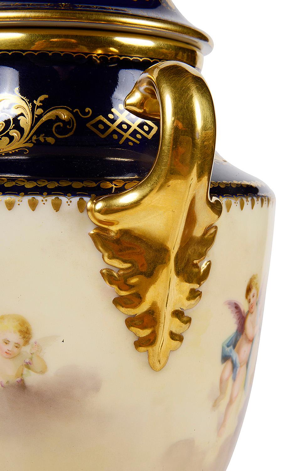 Porcelaine Vase de Vienne du XIXe siècle en vente