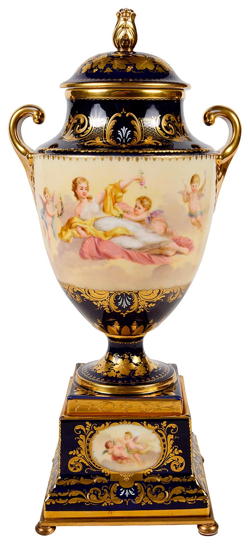 19th Century Vienna Vase For Sale 1