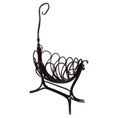 19th Century Viennese Jacob & Josef Kohn Attributed Bentwood Cradle