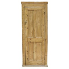 19th Century Vintage English Pine Chimney Cupboard