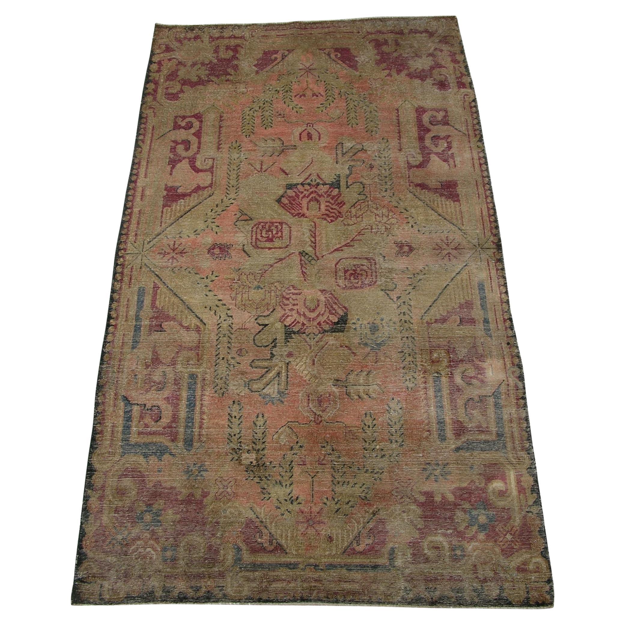 19th Century Vintage Samarkand Rug
