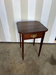 19th Century Virginia Walnut and Poplar Side Table