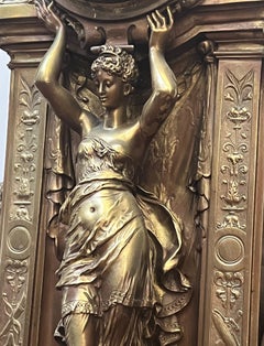 Bronze-Uhr aus dem 19. Jahrhundert