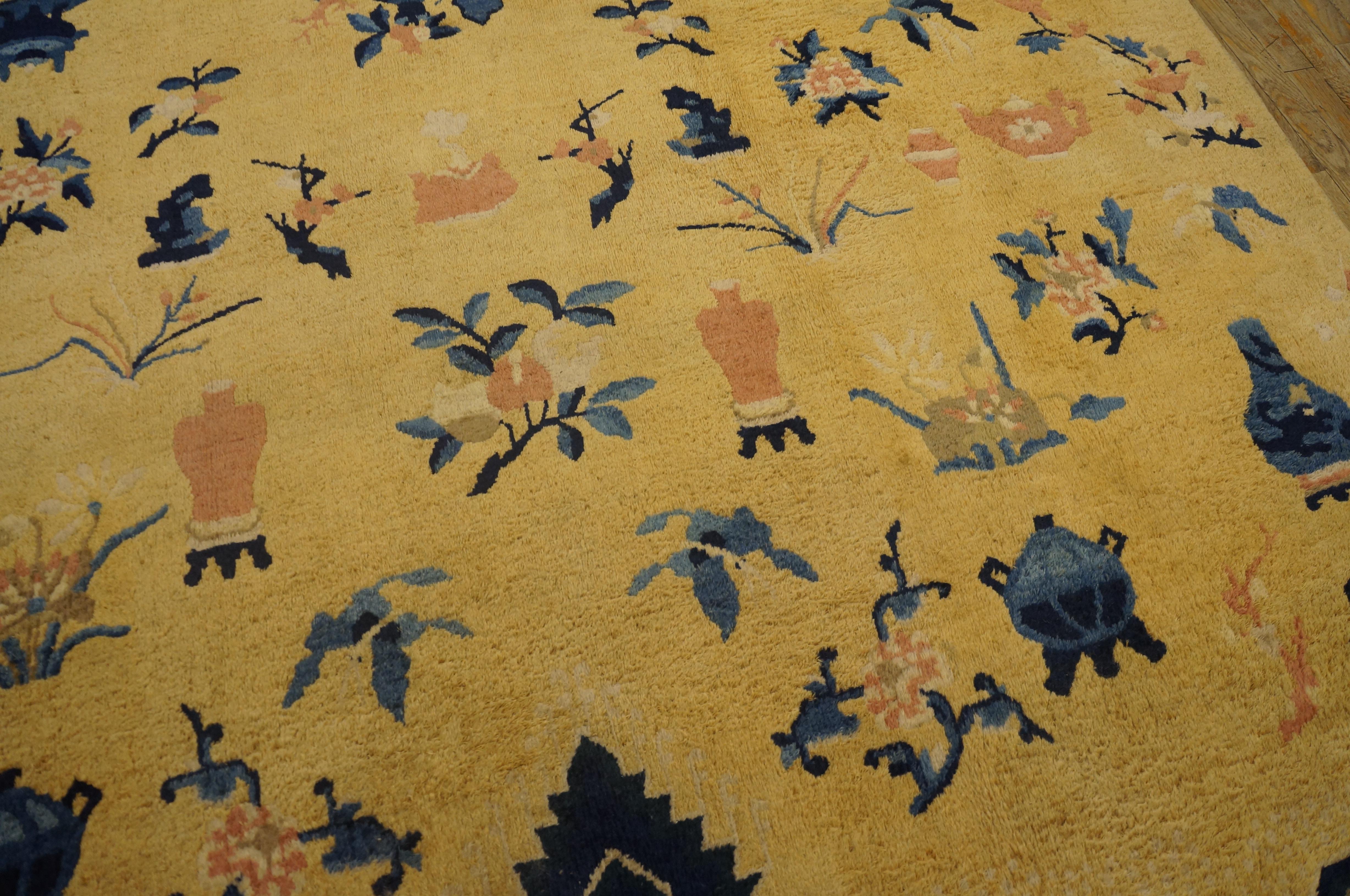 Tapis chinois Ningxia du 19ème siècle ( 7'8