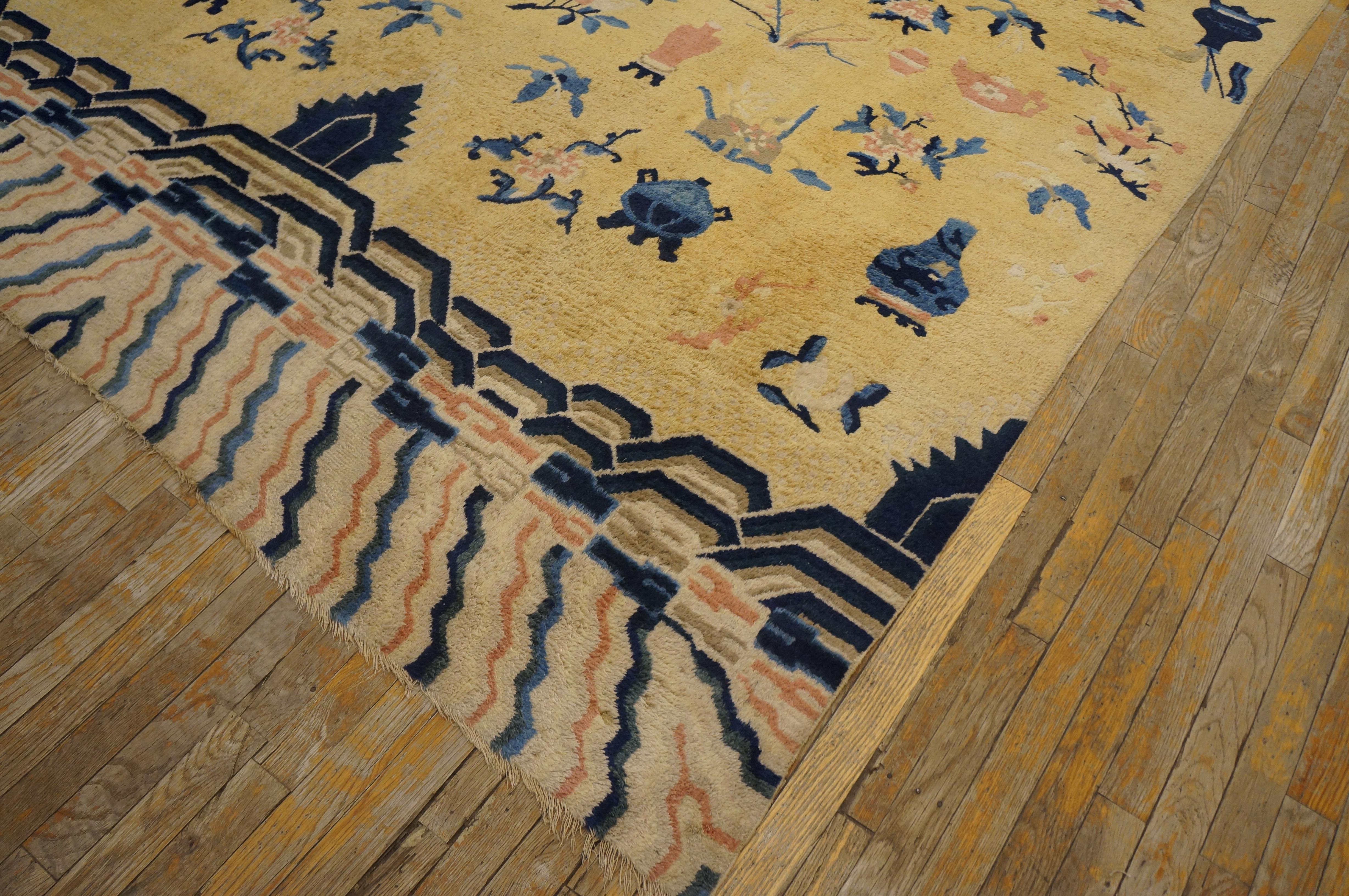 Tapis chinois Ningxia du 19ème siècle ( 7'8