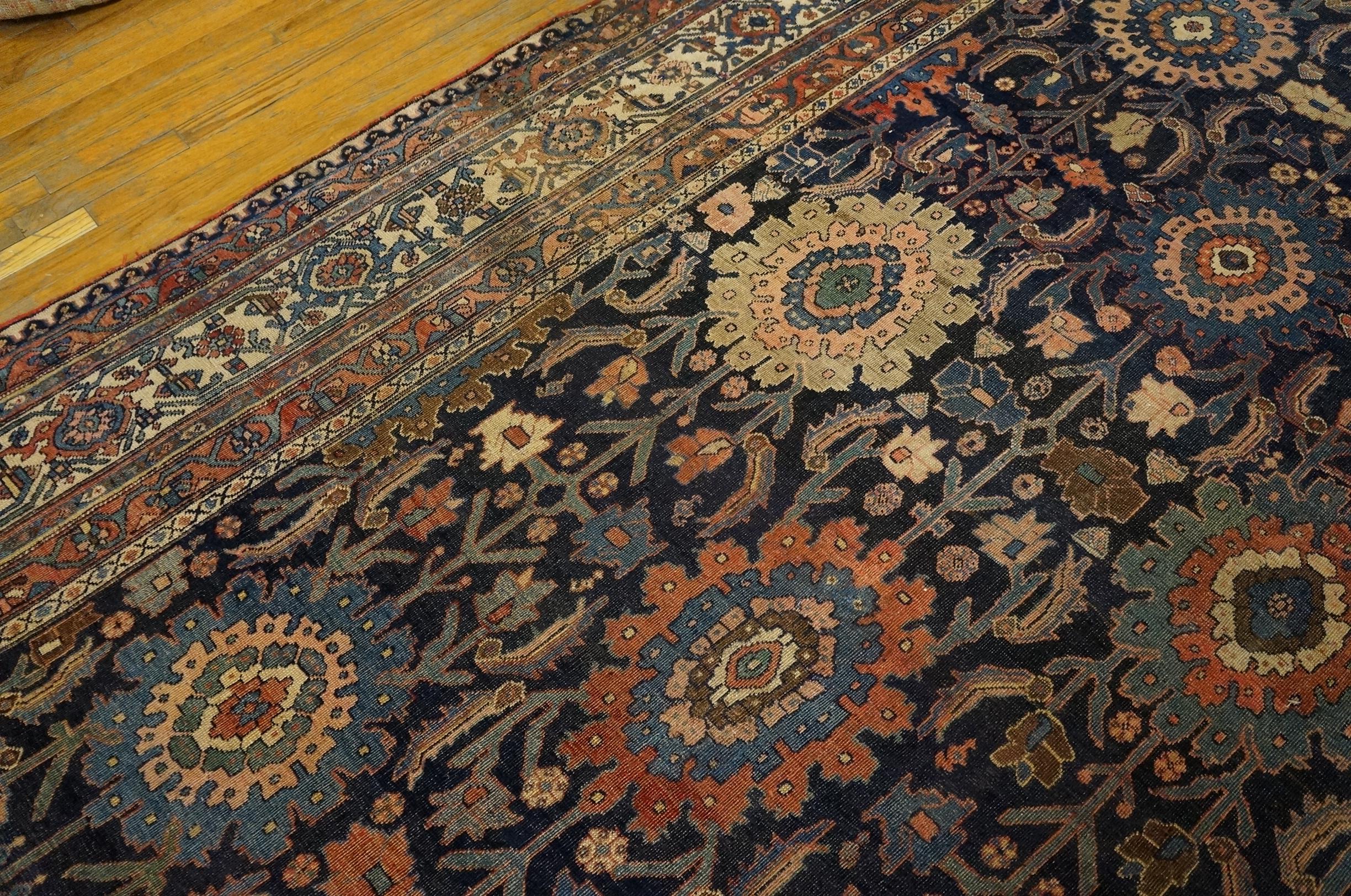 Tappeto Bijar persiano del XIX secolo ( 11' x 18'4