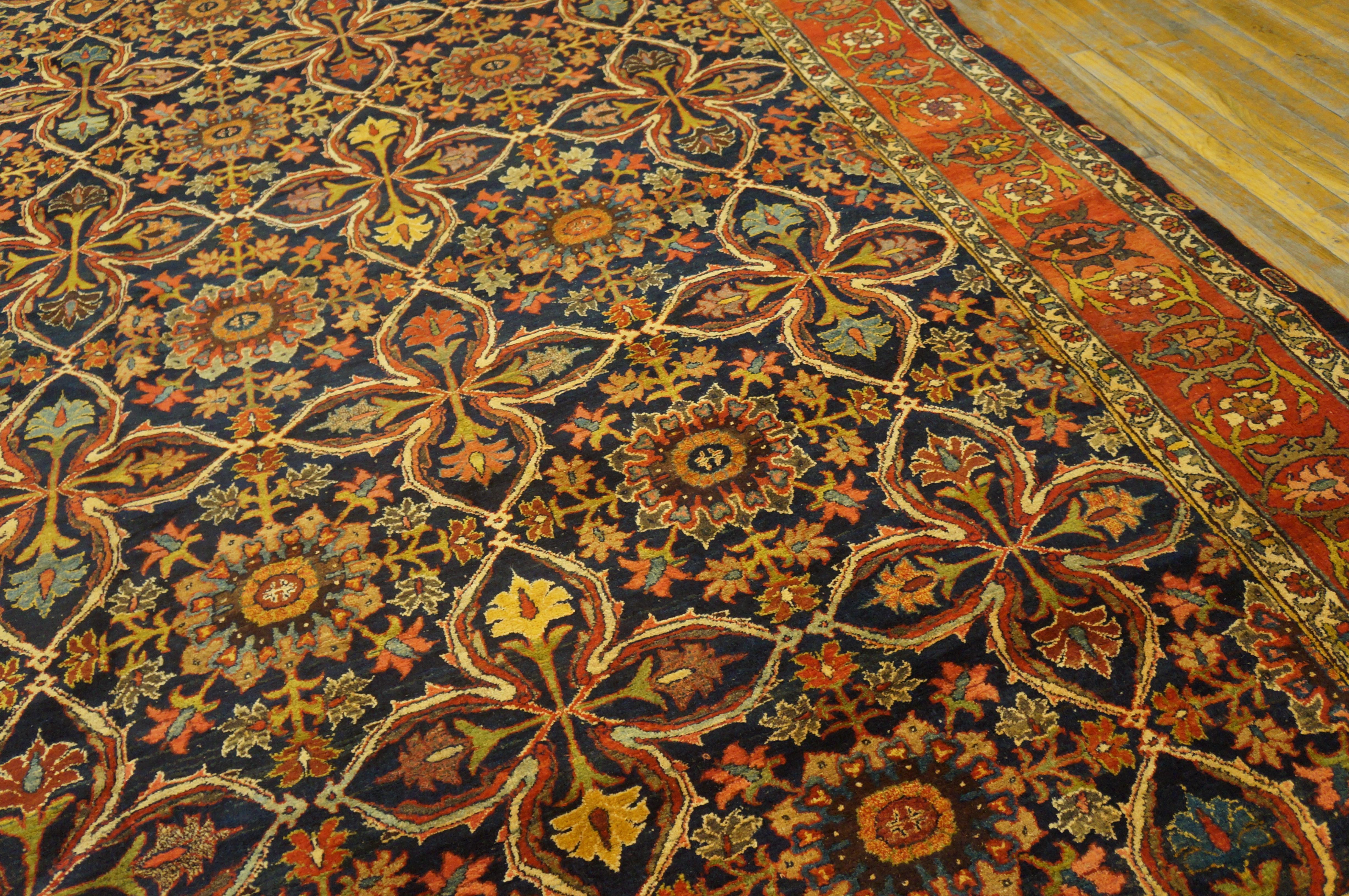 19th Century W. Persian Bijar Carpet ( 12' x 14'2