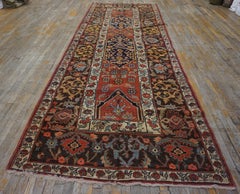 19th Century W. Persian Bijar Carpet ( 4'10" x  14' - 147 x 427 )