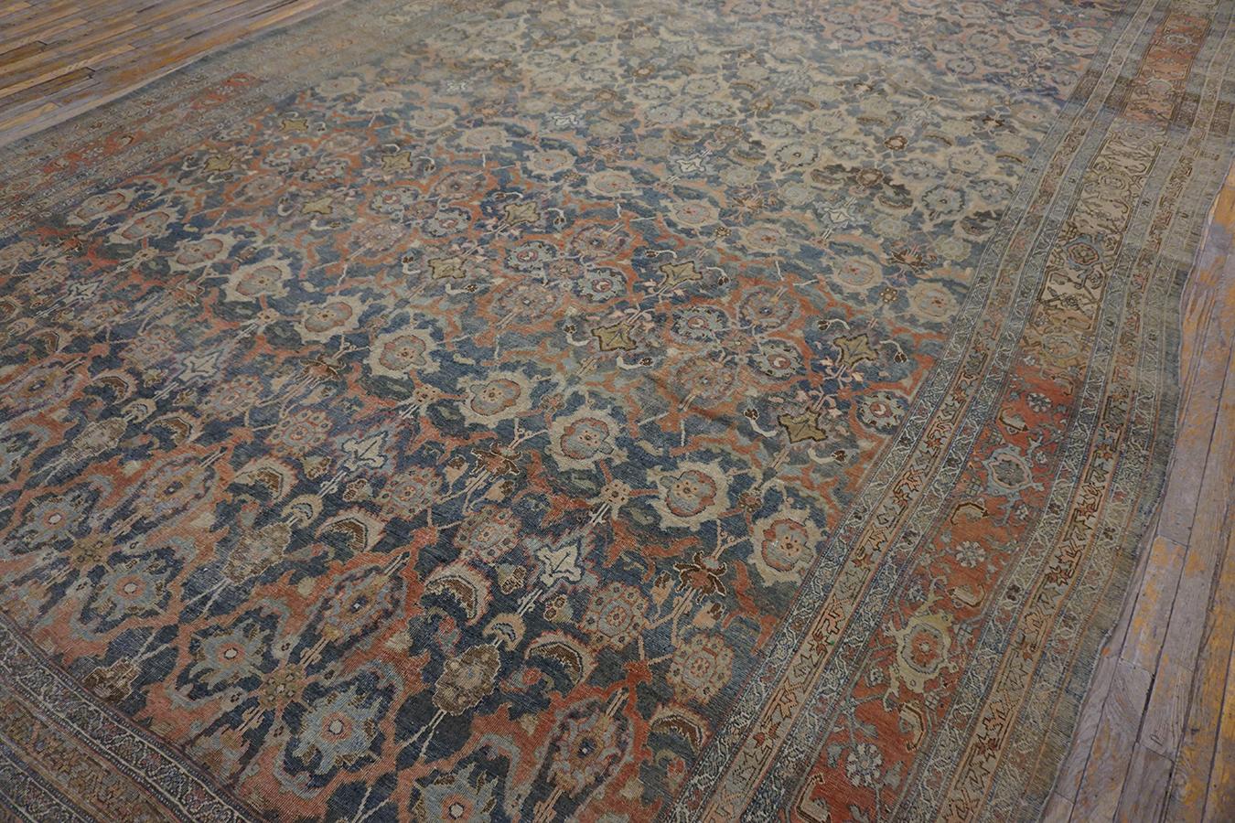 W. Persischer Bijar-Teppich des 19. Jahrhunderts ( 11'2