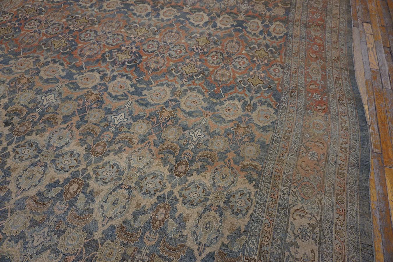 W. Persischer Bijar-Teppich des 19. Jahrhunderts ( 11'2