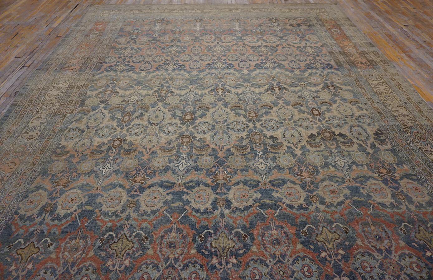 W. Persischer Bijar-Teppich des 19. Jahrhunderts ( 11'2
