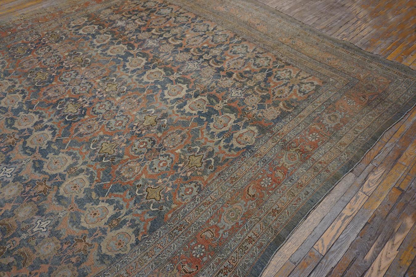W. Persischer Bijar-Teppich des 19. Jahrhunderts ( 11'2