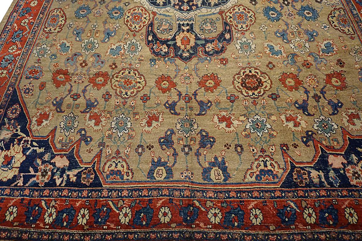 W. Persischer Bijar-Teppich des 19. Jahrhunderts im Angebot 2