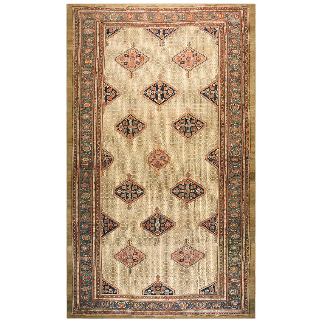 Tappeto Serab di pelo di cammello persiano del XIX secolo ( 13' x 21' - 396 x 640 )