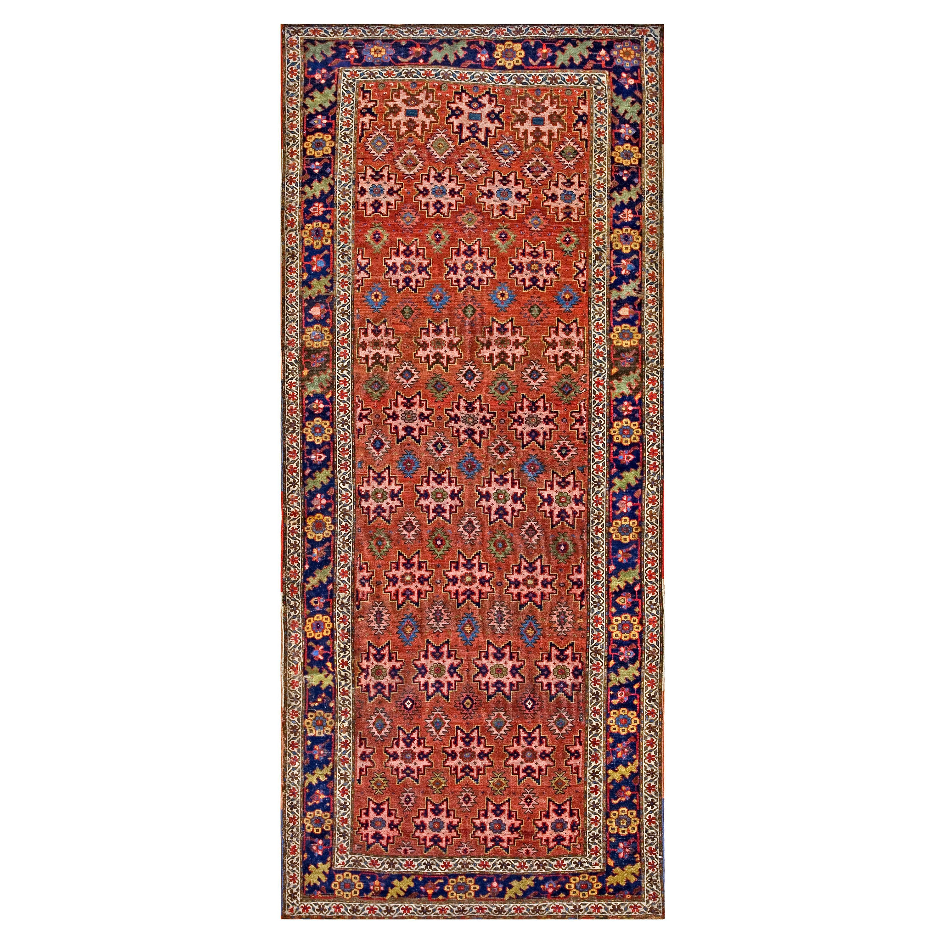 Tappeto persiano Bijar del XIX secolo ( 4'6" x 10'6" - 137 x 320 )