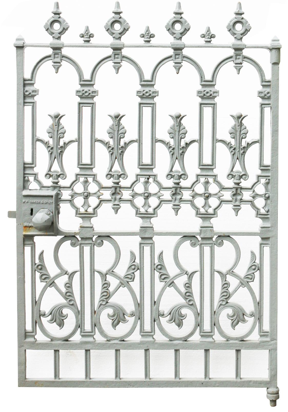 Victorian 19th Century ‘W.A Baker & Company’ Cast Iron Gate
