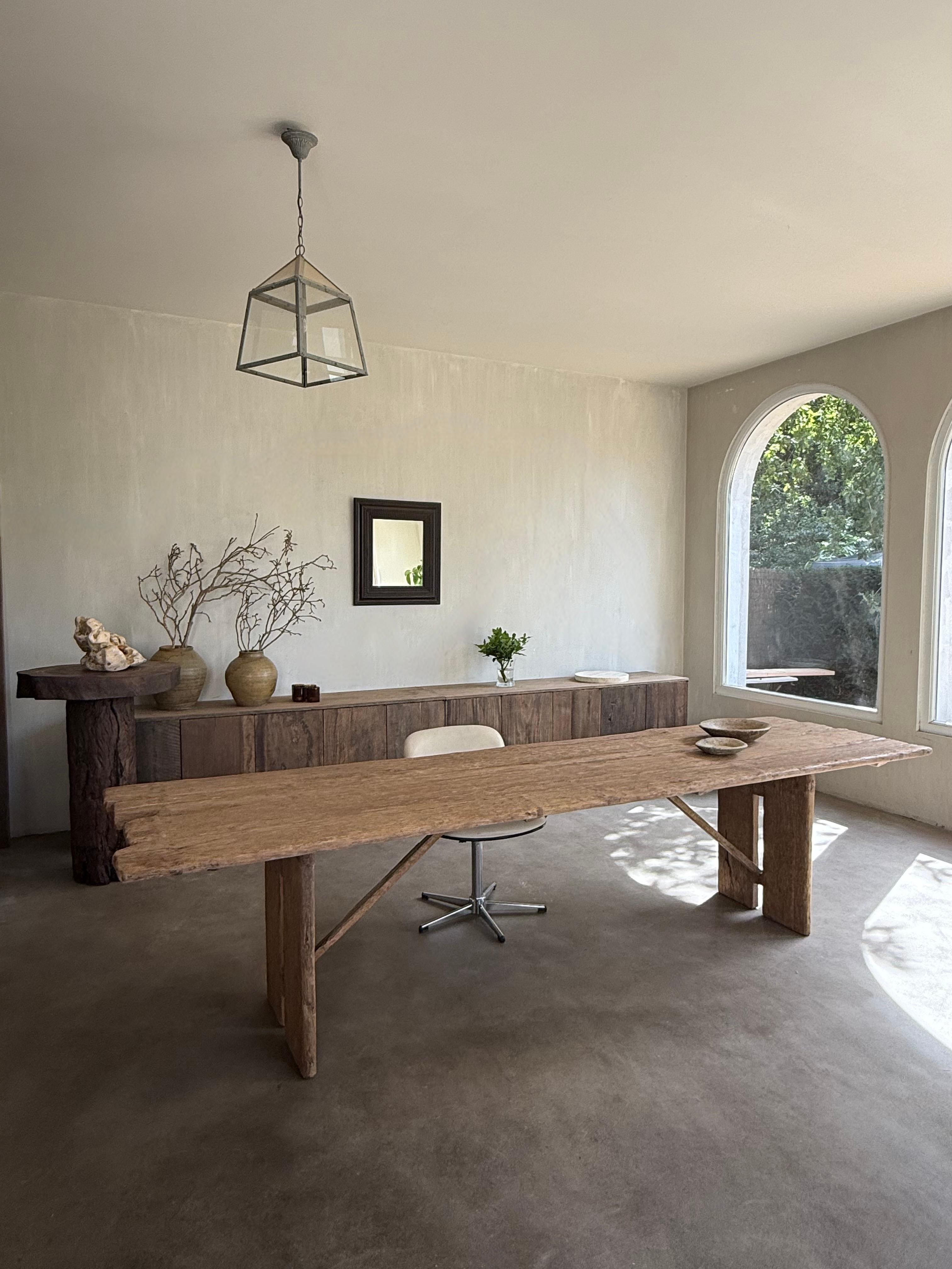 Country 19th Century Wabi Sabi Artisan Studio Table For Sale