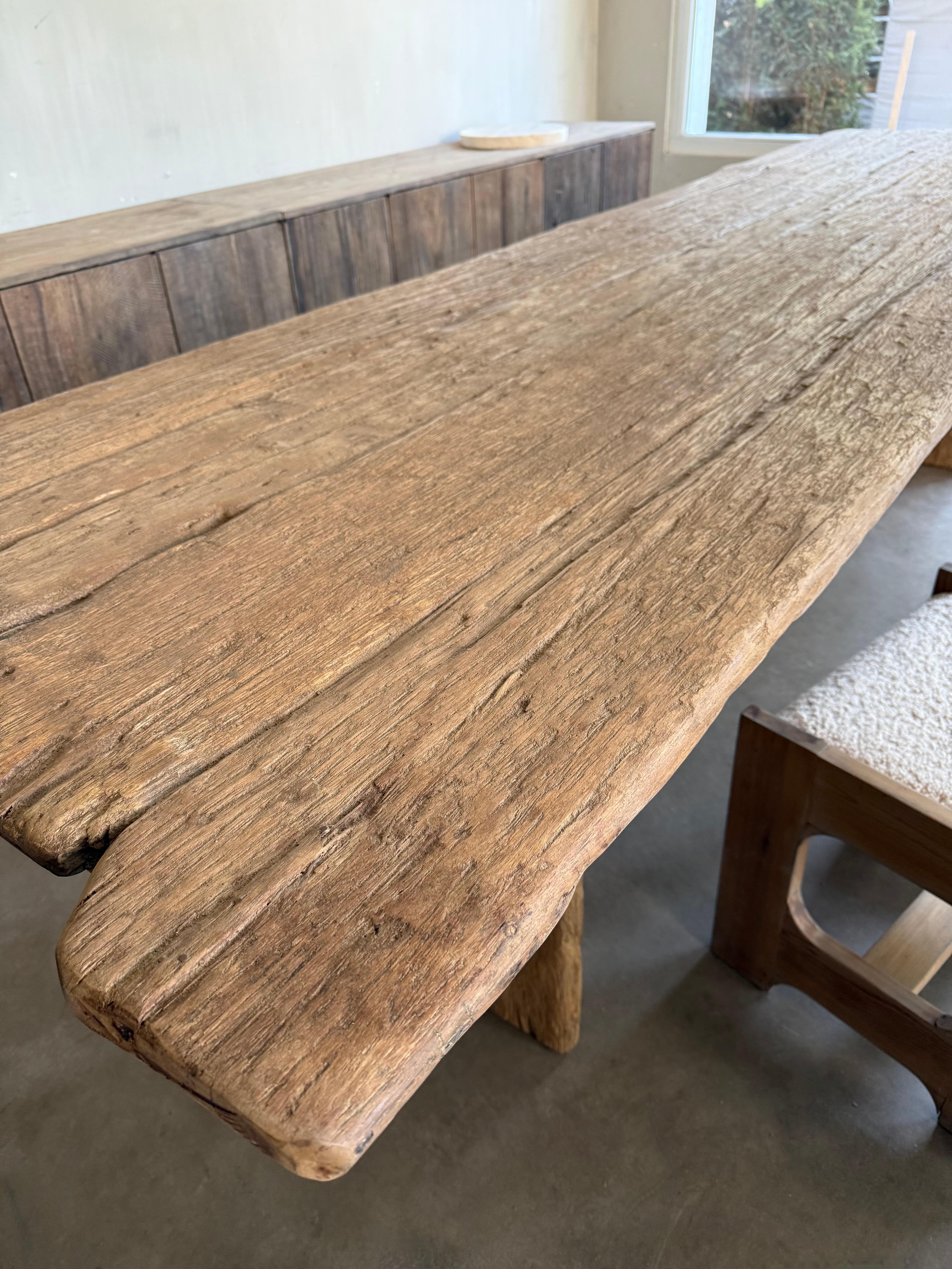 19th Century Wabi Sabi Artisan Studio Table For Sale 1