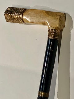 19th Century Walking Stick, Bone Handle