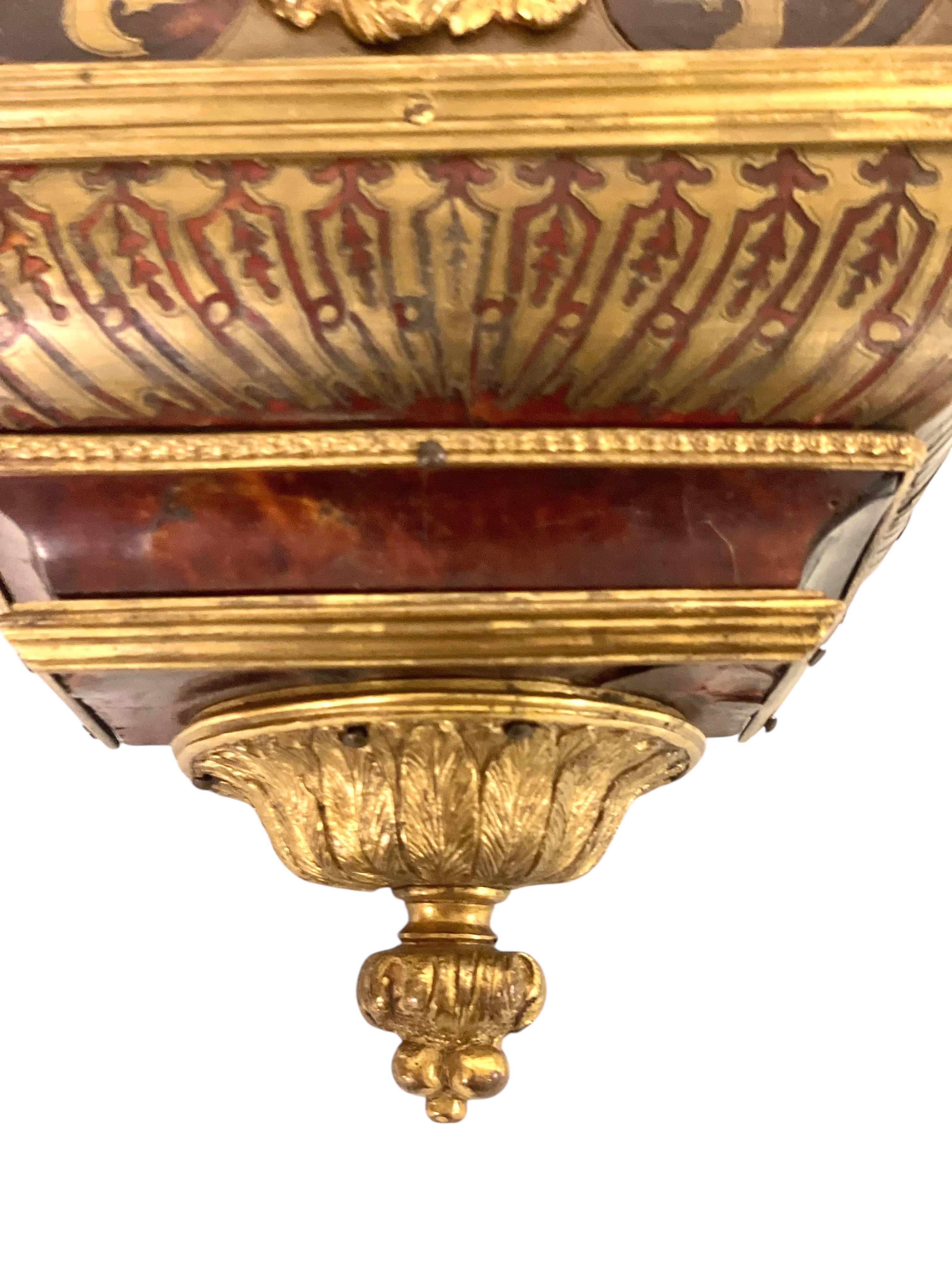 19th Century Wall Bracket Console with Gilt Bronze Mask and Satyrs For Sale 11
