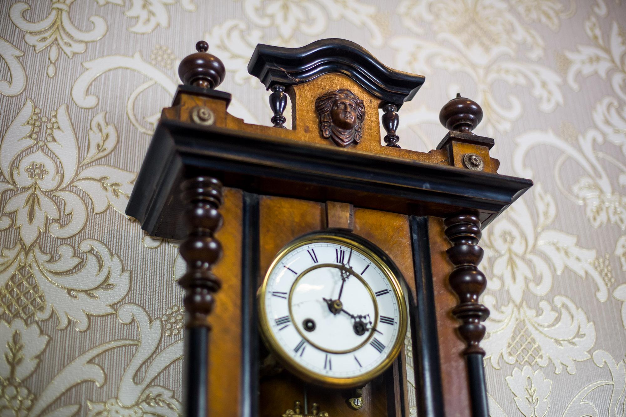 European 19th Century Wall Clock