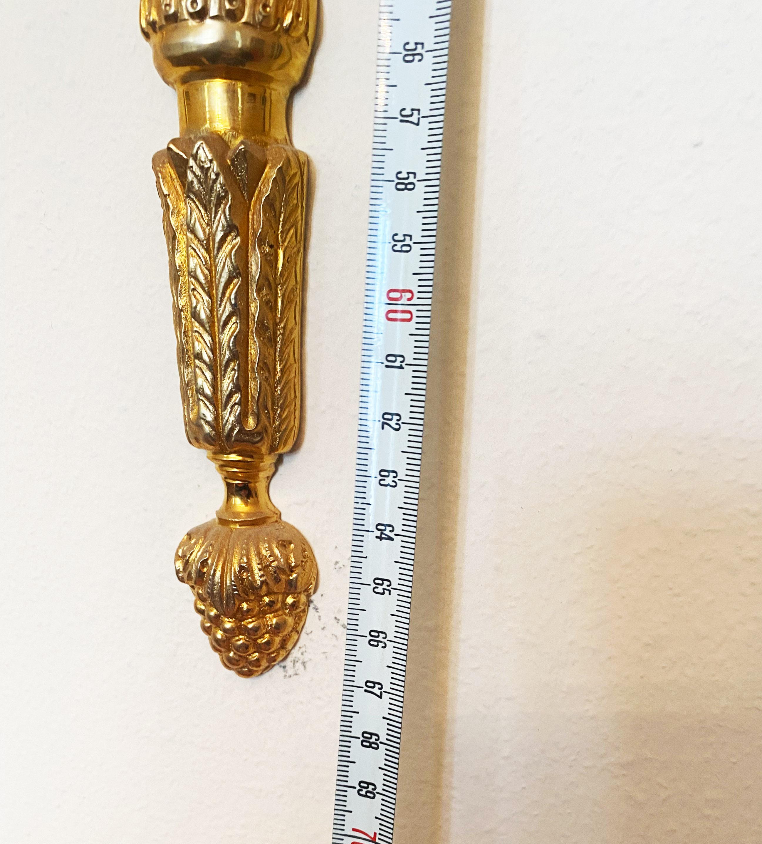 Aplique de pared del siglo XIX Estilo Luis XV Bronce dorado francés en venta 7