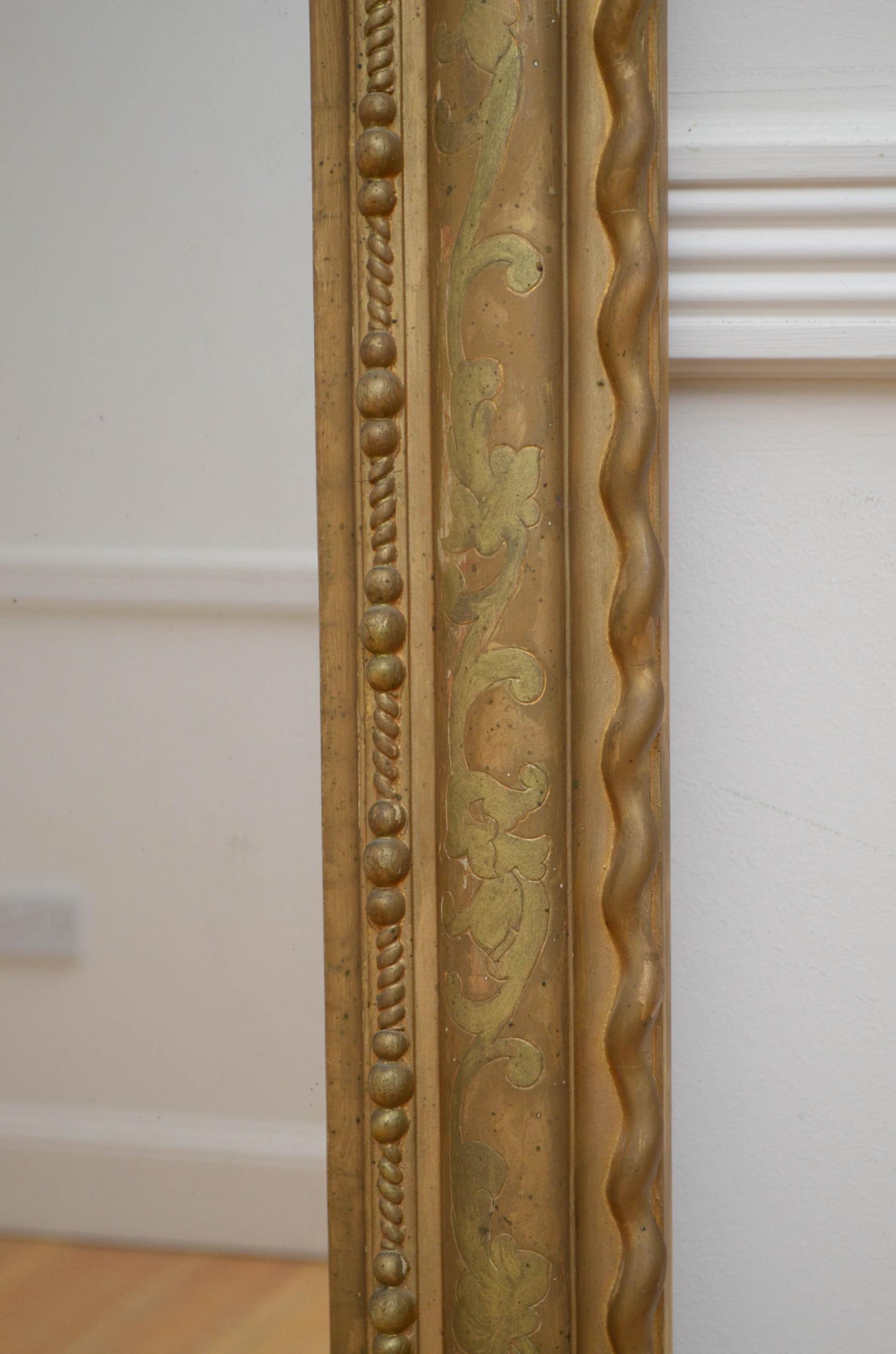 19th Century Wall Mirror For Sale 2