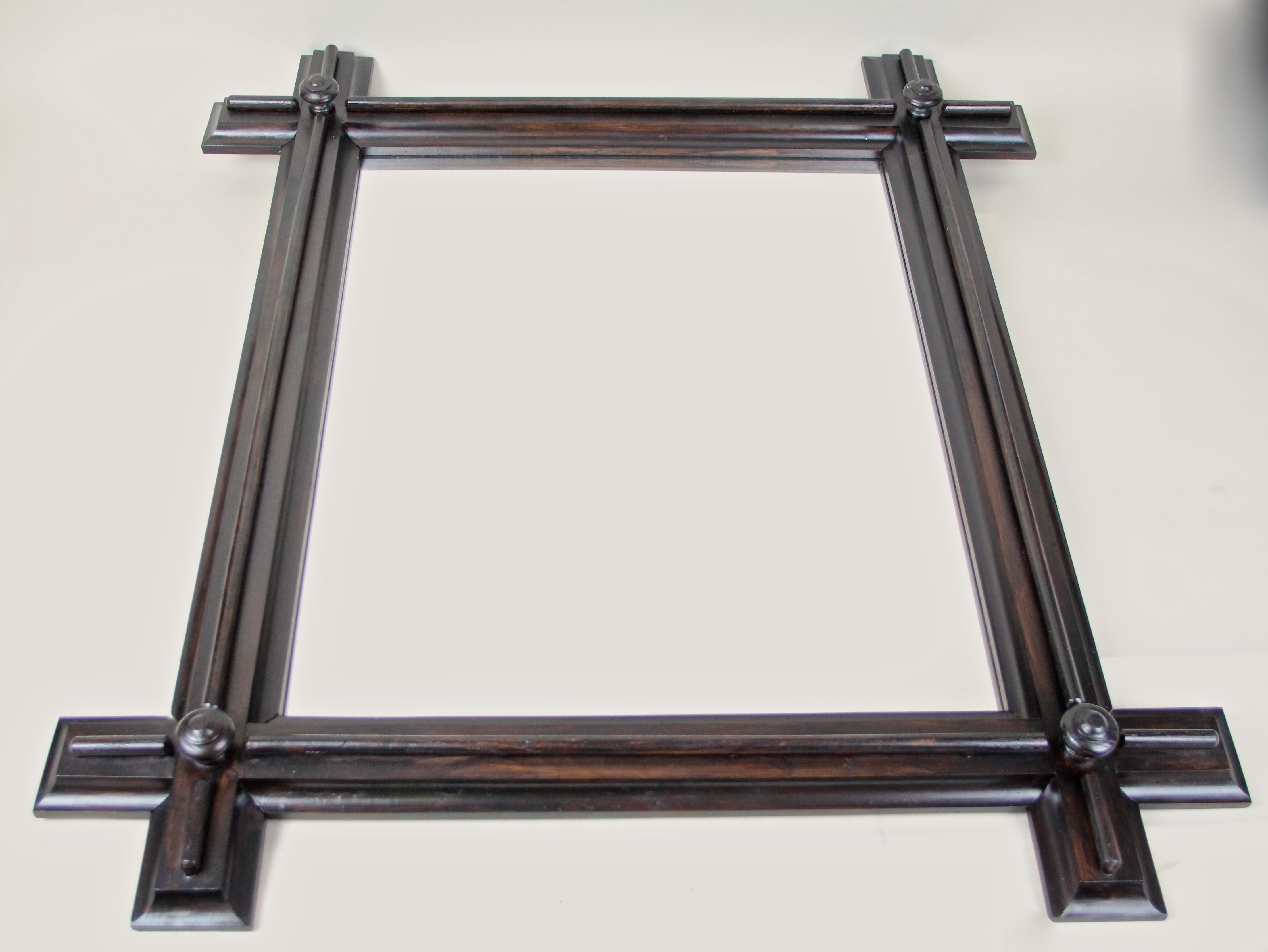 19th Century Wall Mirror Fruitwood, Austria, circa 1890 For Sale 5