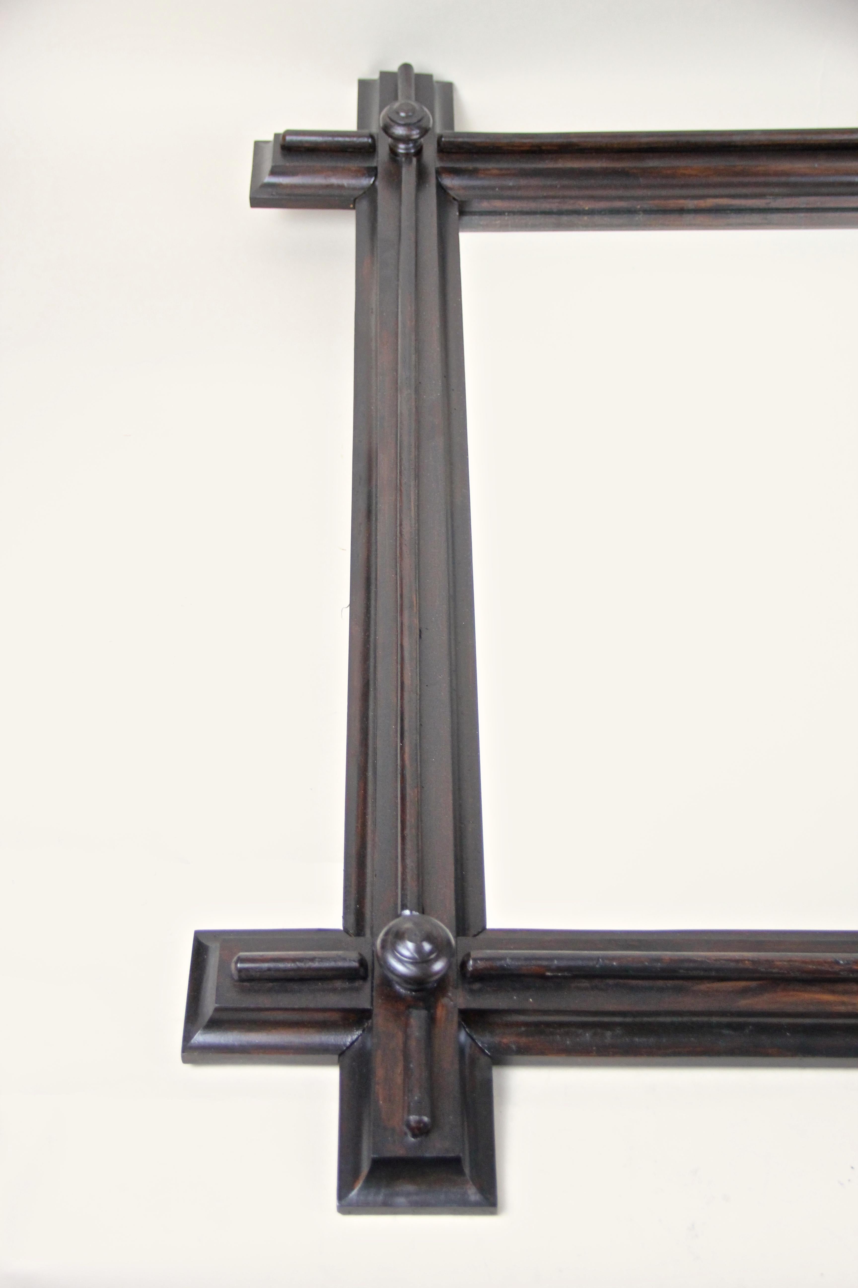 19th Century Wall Mirror Fruitwood, Austria, circa 1890 6