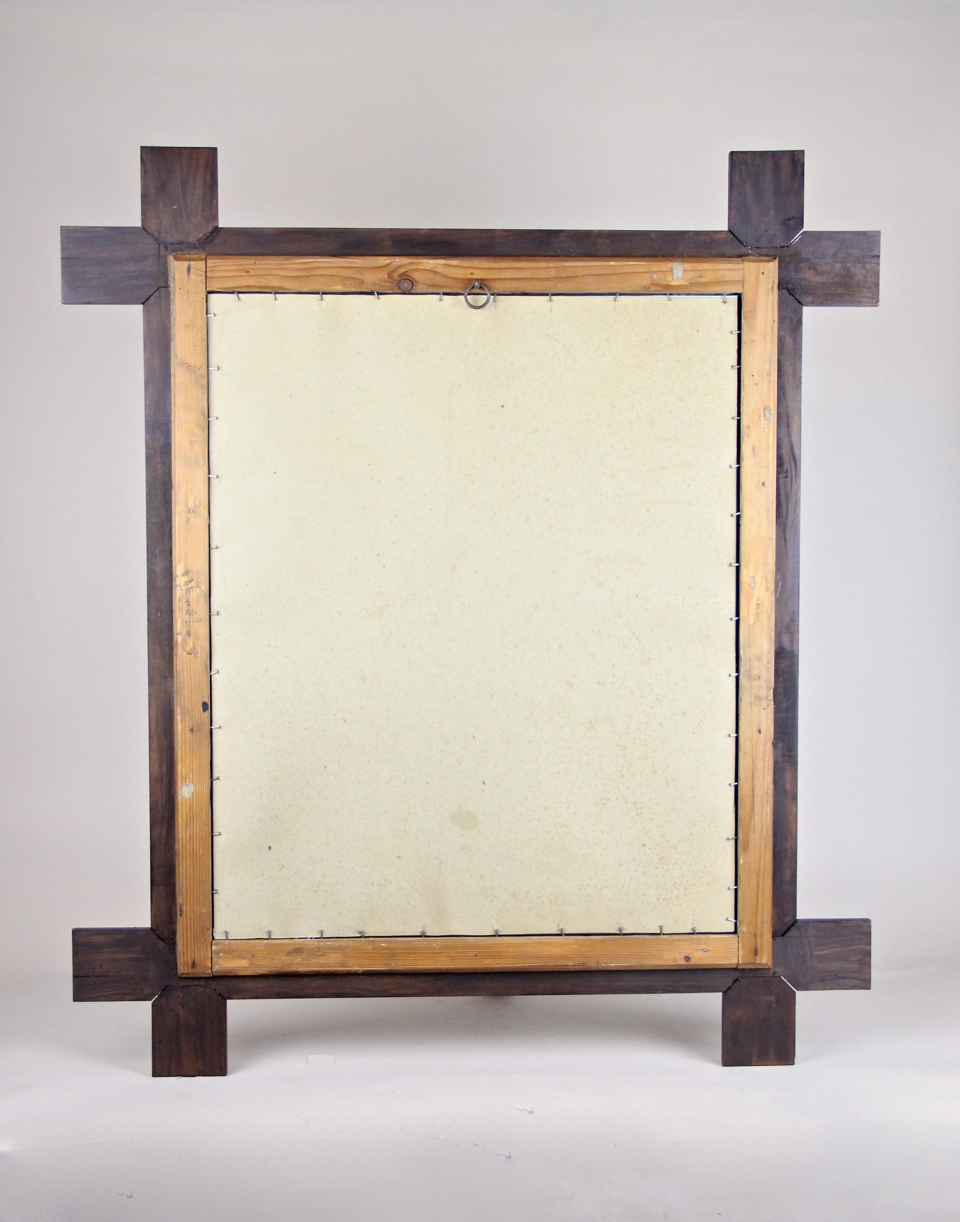 19th Century Wall Mirror Fruitwood, Austria, circa 1890 10